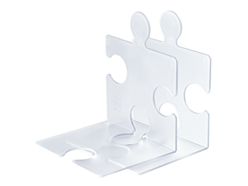 HAN Serre-livres PUZZLE, set de 2, translucide