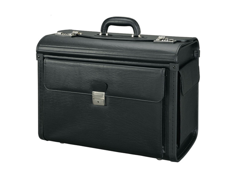 Alassio Valise pour pilotes 'VICENZA', simili cuir, noir