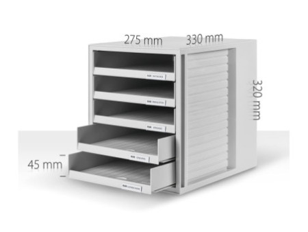 HAN Module de classement KARMA spécial armoire, 5 tiroirs