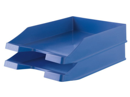 HAN Corbeille à courrier KLASSIK KARMA, A4, plastique, bleu