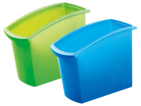 HAN Corbeille à papier MONDO, PP, 18 litres,vert translucide