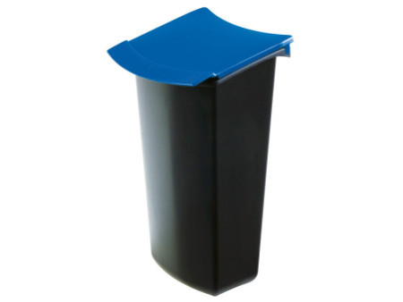 HAN Insert à déchets pour corbeille MONDO, noir/bleu