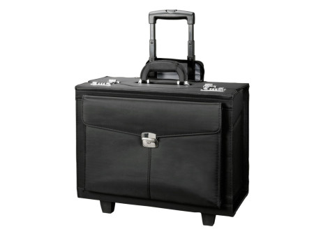 Alassio Valise pour pilote 'ROCCA II', microfibre, noir