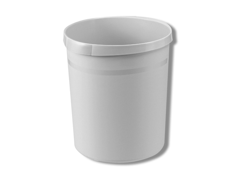 HAN Corbeille à papier GRIP, PP, 18 litres, gris clair