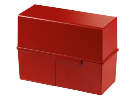 HAN Boîte à fiches, A5 paysage, plastique, rouge
