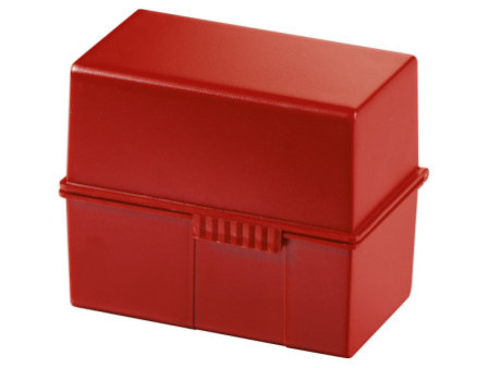 HAN Boîte à fiches, A6 paysage, plastique, rouge