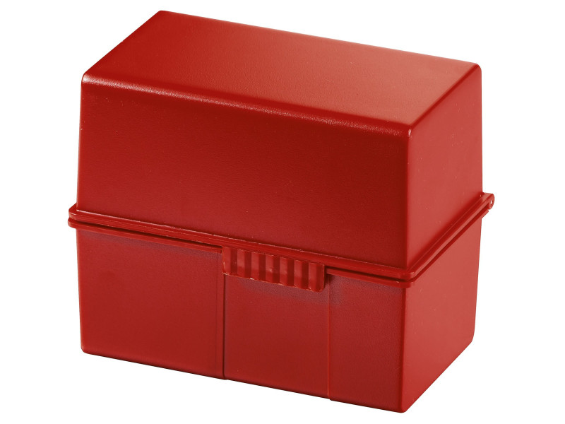 HAN Boîte à fiches, A6 paysage, plastique, rouge