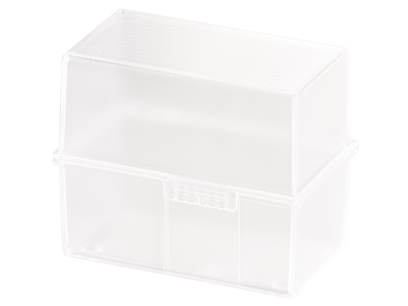 HAN Boîte à fiches, A6 paysage, plastique, blanc translucide