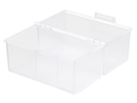 HAN Boîte à fiches, A6 paysage, plastique, blanc translucide