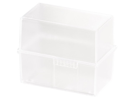 HAN Boîte à fiches, A7 paysage, plastique, blanc translucide