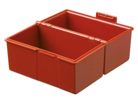 HAN Boîte à fiches, A7 paysage, plastique, rouge