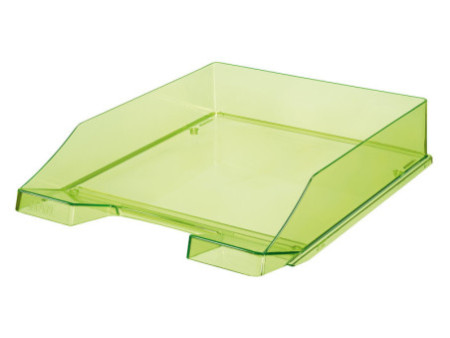 HAN Corbeille à courrier KLASSIK TRANSPARENT, A4, vert