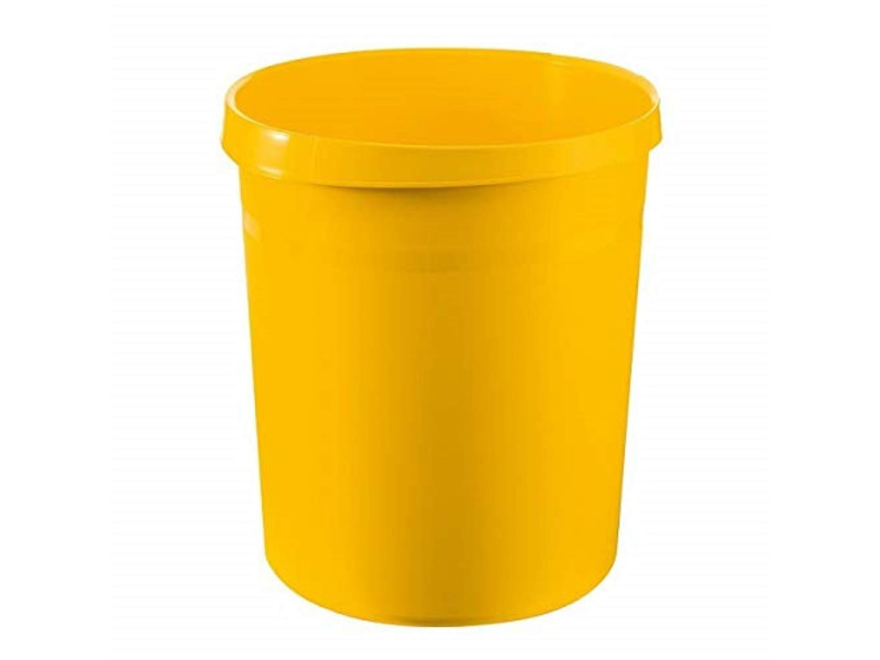 HAN Corbeille à papier GRIP, PP, 18 litres, jaune