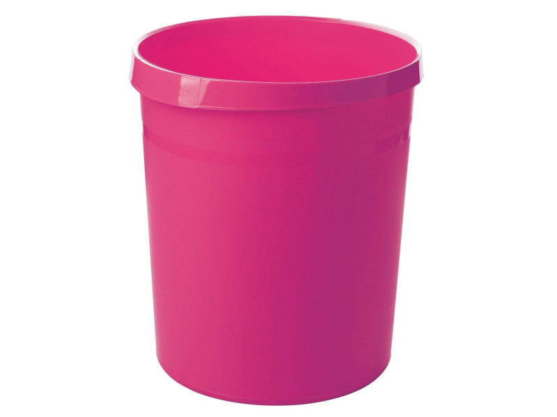 HAN Corbeille à papier GRIP TREND COLOURS, PP, 18 L, rose