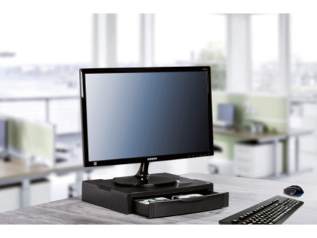 HAN Support pour écran & imprimante MONITOR STAND, noir