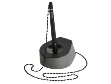 HAN Porte-stylo à bille SALSA, gris foncé / noir