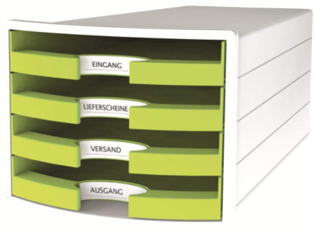 HAN Module de rangement IMPULS 2.0, 4 tiroirs ouverts, blanc