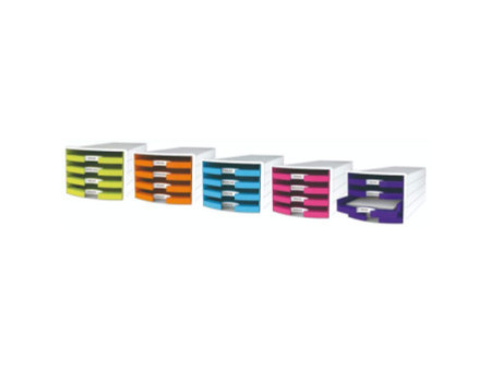 HAN Module de rangement IMPULS 2.0, 4 tiroirs ouverts, blanc