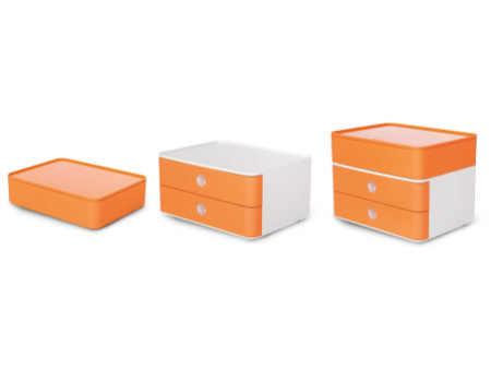 HAN Module de rangement SMART-BOX 'ALLISON', apricot orange