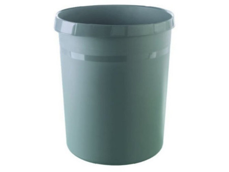 HAN Corbeille à papier GRIP KARMA, plastique, 18 L, gris