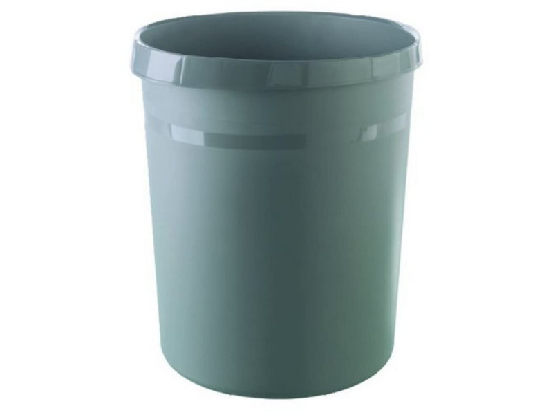 HAN Corbeille à papier GRIP KARMA, plastique, 18 L, gris