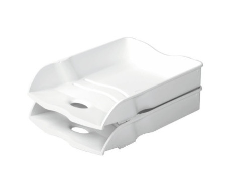 HAN Corbeille à courrier Re-LOOP, A4, plastique éco, blanc