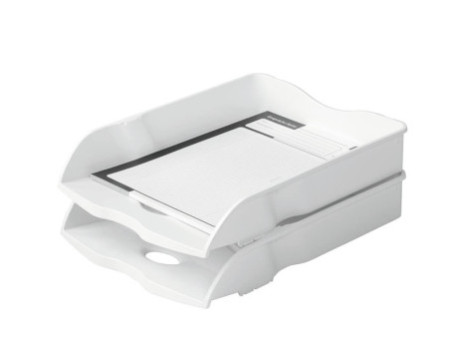 HAN Corbeille à courrier Re-LOOP, A4, plastique éco, blanc