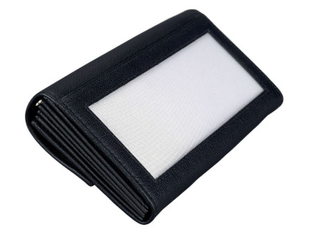 Alassio Portefeuille de serveur, en cuir, noir