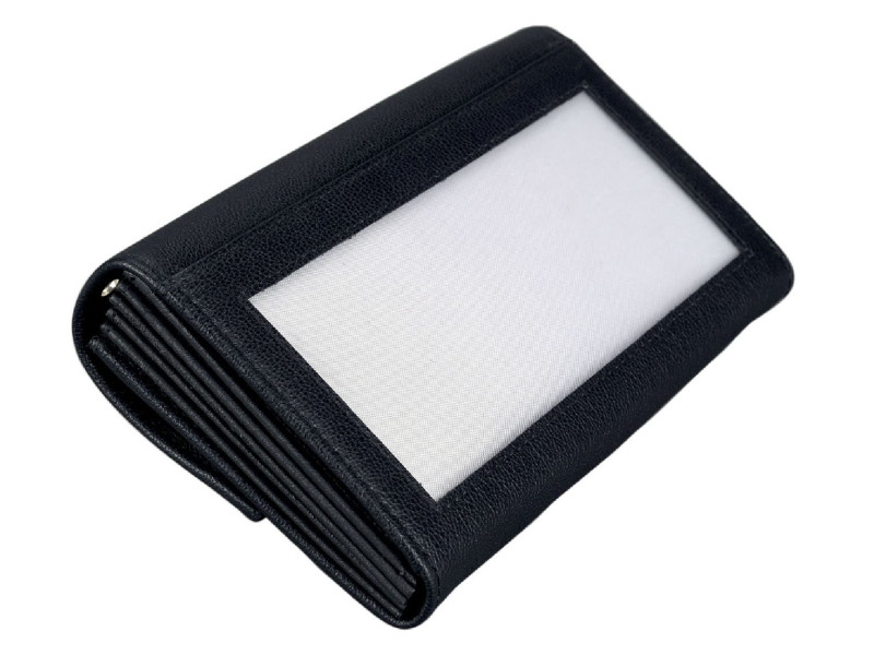 Alassio Portefeuille de serveur, en cuir, noir