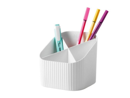 HAN Multipot à crayons Re-X-LOOP, plastique éco, blanc