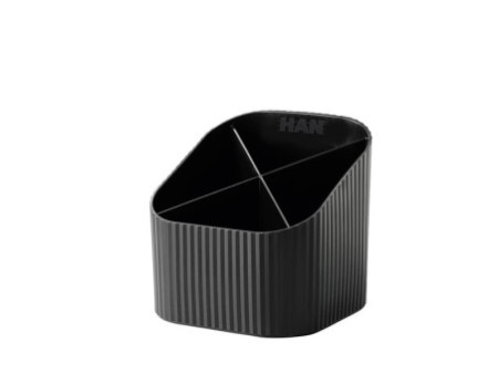 HAN Multipot à crayons Re-X-LOOP, plastique éco, noir