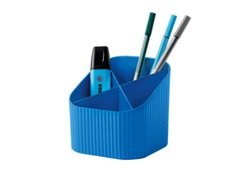 HAN Multipot à crayons Re-X-LOOP, plastique éco, bleu