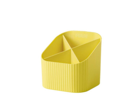 HAN Multipot à crayons Re-X-LOOP, plastique éco, jaune