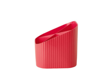 HAN Multipot à crayons Re-X-LOOP, plastique éco, rouge