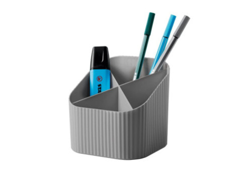 HAN Multipot à crayons Re-X-LOOP, plastique éco, gris foncé