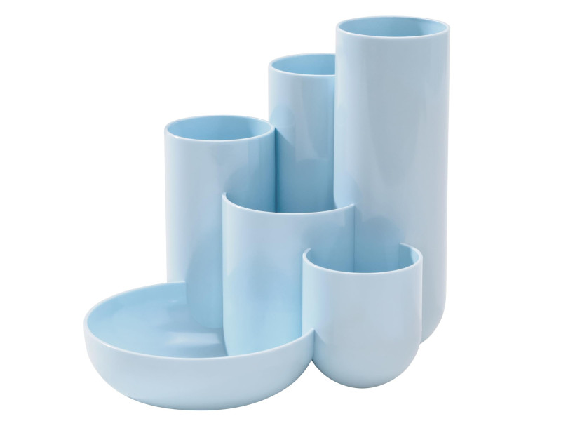 HAN Multipot à crayons CAMPUS, 6 pots, bleu pastel