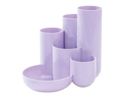 HAN Multipot à crayons CAMPUS, 6 pots, violet pastel