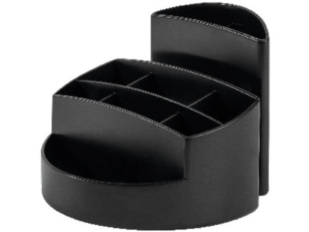 HAN Multipot à crayons RONDO KARMA, 9 compartiments, noir