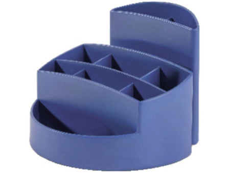HAN Multipot à crayons RONDO KARMA, 9 compartiments, bleu