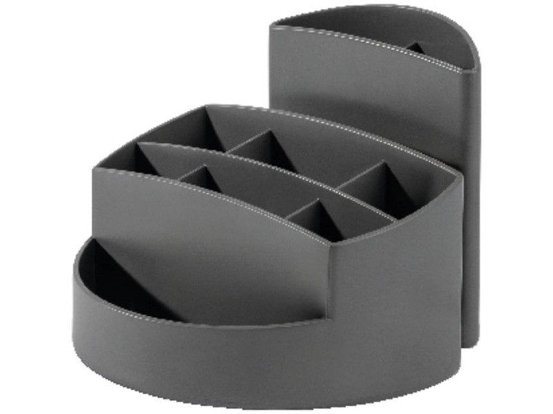 HAN Multipot à crayons RONDO KARMA, 9 compartiments, gris