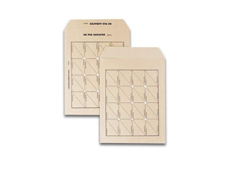 GPV Pochettes Navette, kraft brun, sans gommage
