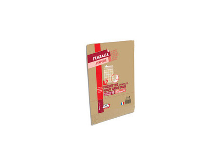 GPV Pochettes à soufflets, C4, 229 x 324 mm, kraft armé