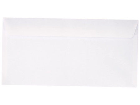 GPV Enveloppes ECO, DL, 110 x 220 mm, sans fenêtre, blanc