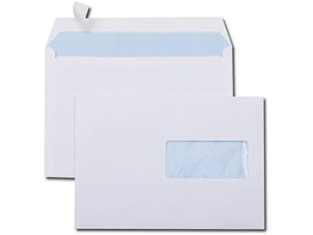 GPV Enveloppes ECO, C5, 162 x 229 mm, avec fenêtre, blanc