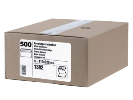 GPV Enveloppes ECO, DL, 110 x 220 mm, 80 g/m2, blanc