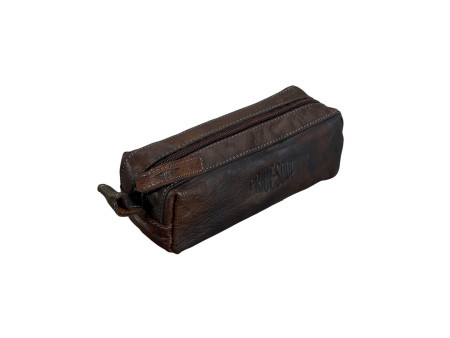 PRIDE&SOUL Trousse, cuir, marron foncé