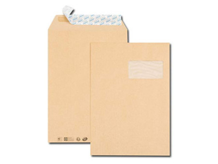 GPV Pochettes d'expédition, C4, 229 x 324 mm, kraft brun