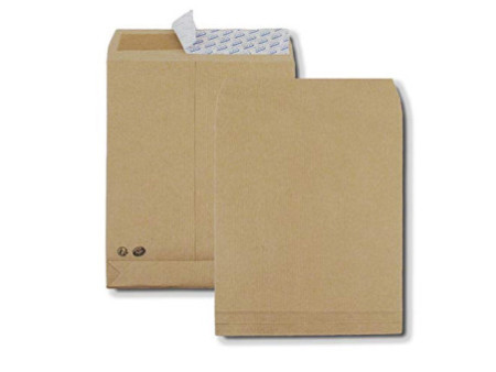GPV Pochettes à soufflets, C4, 229 x 324 mm, kraft brun