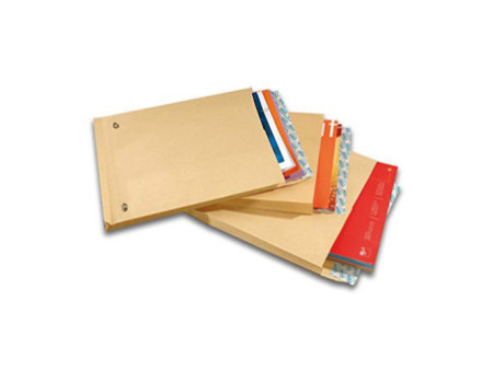 GPV Pochettes à soufflets, C4, 229 x 324 mm, kraft brun