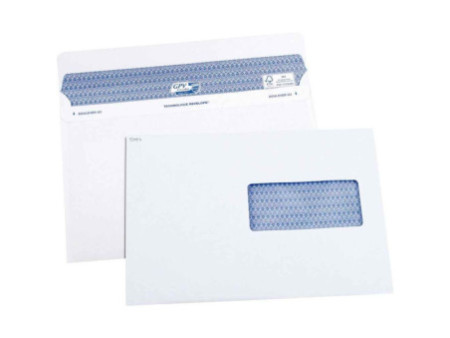 GPV Enveloppes SECURE, 162 x 229 mm, avec fenêtre, blanc